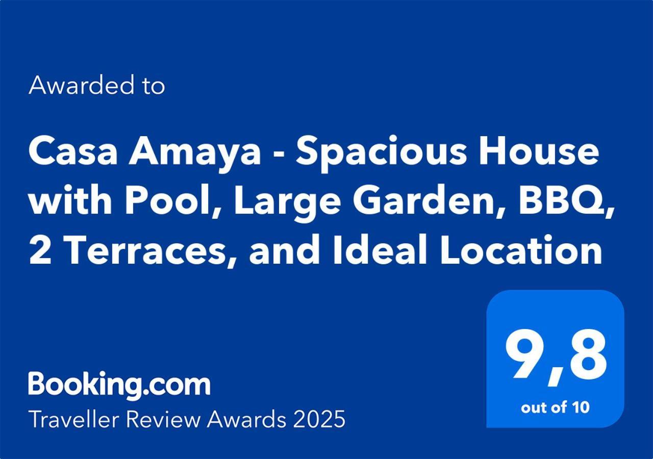 Casa Amaya - Spacious House With Pool, Large Garden, Bbq, 2 Terraces, And Ideal Location *